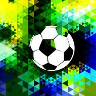 colorful football design