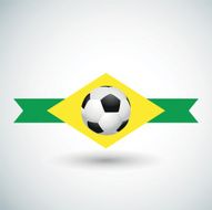 Brazil football concept