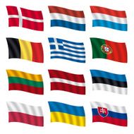 World flags waving N41