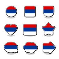 SRPSKA FLAG ICON SET
