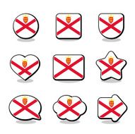 JERSEY FLAG ICON SET