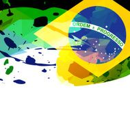 brazil flag abstract background N2