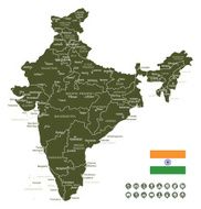 map of India N8