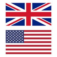 Flag of United Kingdom and States N2