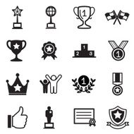 Win and success icons