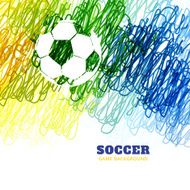 colorful football vector N3