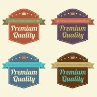 Set of Vintage Retro Badge N25