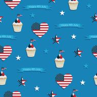 usa seamless pattern