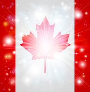 Canadian flag background
