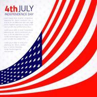 Stylish american Independence day design N6