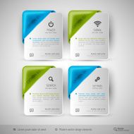 Business infographics template for web design N4