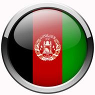 afghanistan flag gel metal button