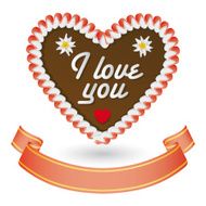 Gingerbread Cookie Heart