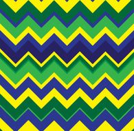 Brazilian colors chevron