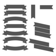 Ribbons Design elements Vector N2