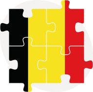 Belgian Flag in puzzle N5