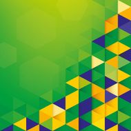 Abstract background Brazil Flag concept N3