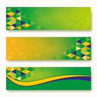 Abstract background Brazil Flag concept N4