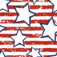 Happy 4th of July USA Independence Day Vector seamless pattern N2