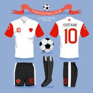 Soccer uniform template N13
