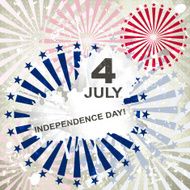 Independence Day card or background July 4 N14