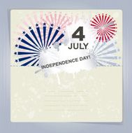 Independence Day card or background July 4 N15