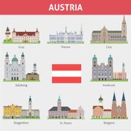 Austria Symbols of cities