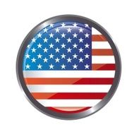 united states flag button
