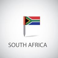 south africa flag pin