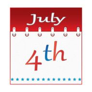 4 th of july calendar