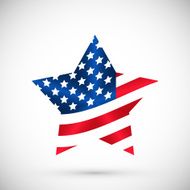 Illustration Patriotic United States of America USA vector N2