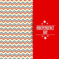 American Independence Day celebration greeting card design