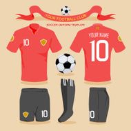 Soccer uniform template N14