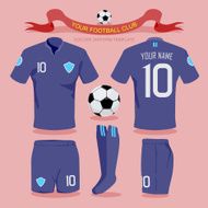 Soccer uniform template N15