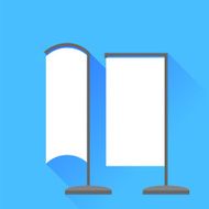 Vertical Beach Banner Icons