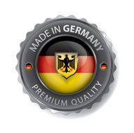Made in Germany German seal Flag