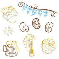 Oktoberfest vector set