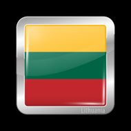 Flag of Lithuania Metal Icons