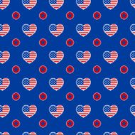American seamless pattern N10