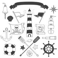 Nautical and sea set