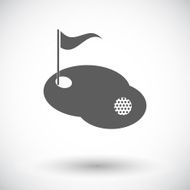 Golf single icon N3