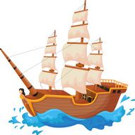 Cartoon Ship N9