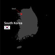 Detailed map of South Korea and capital city Seoul with