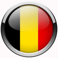 belgium flag gel metal button