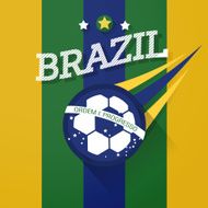 brazil soccer ball sign