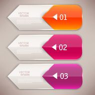 Colorful bookmarks and arrows for text N2