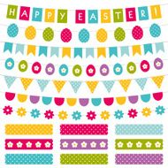 Easter vector decoration set N3