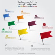 Timeline infographics with elements and icons Vector N2