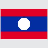 National flag of Laos