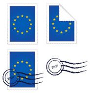 European Union Flag Stamp Set